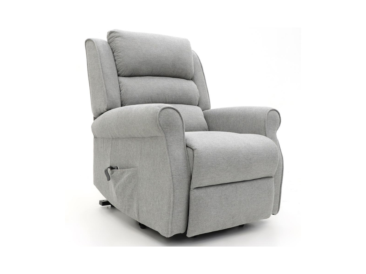 Bertha Electric Reclining Chair Grey