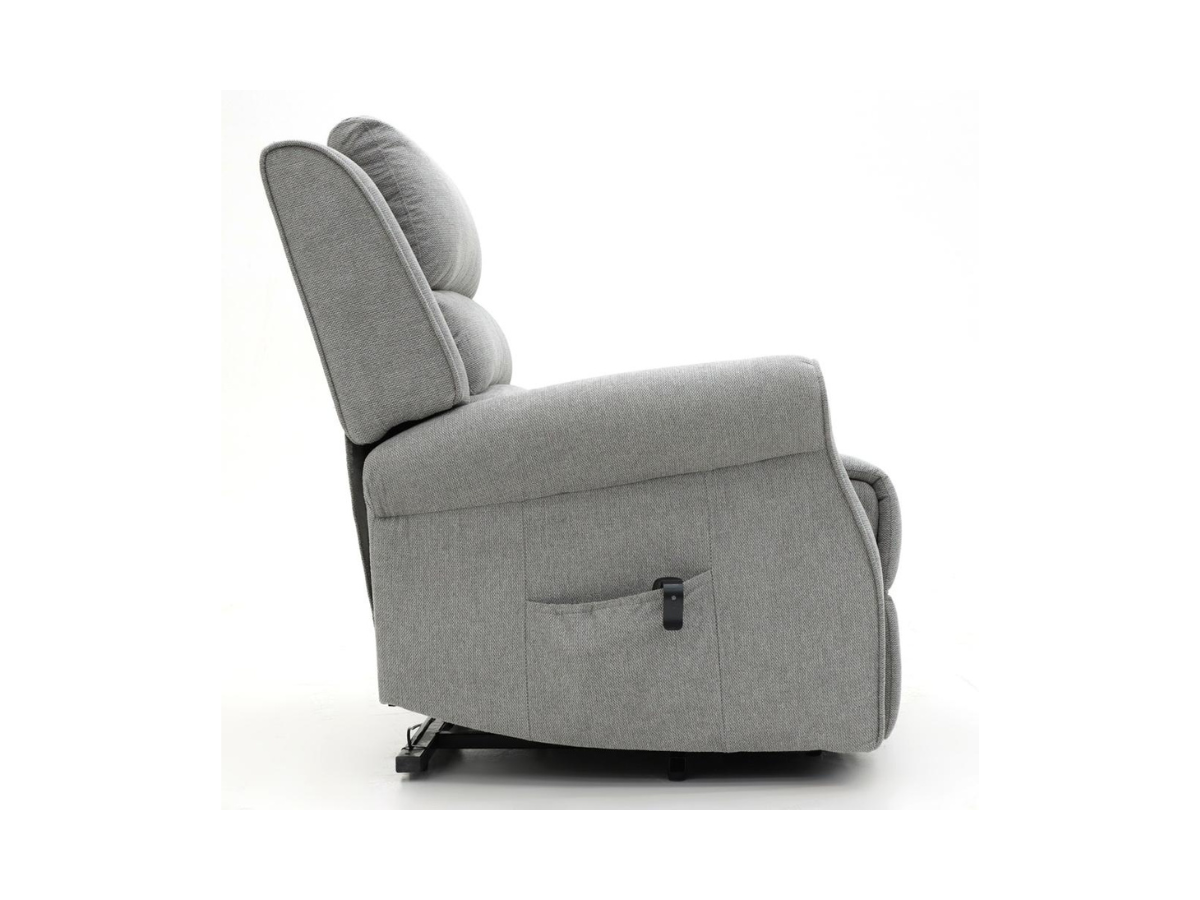 Bertha Electric Reclining Chair Grey