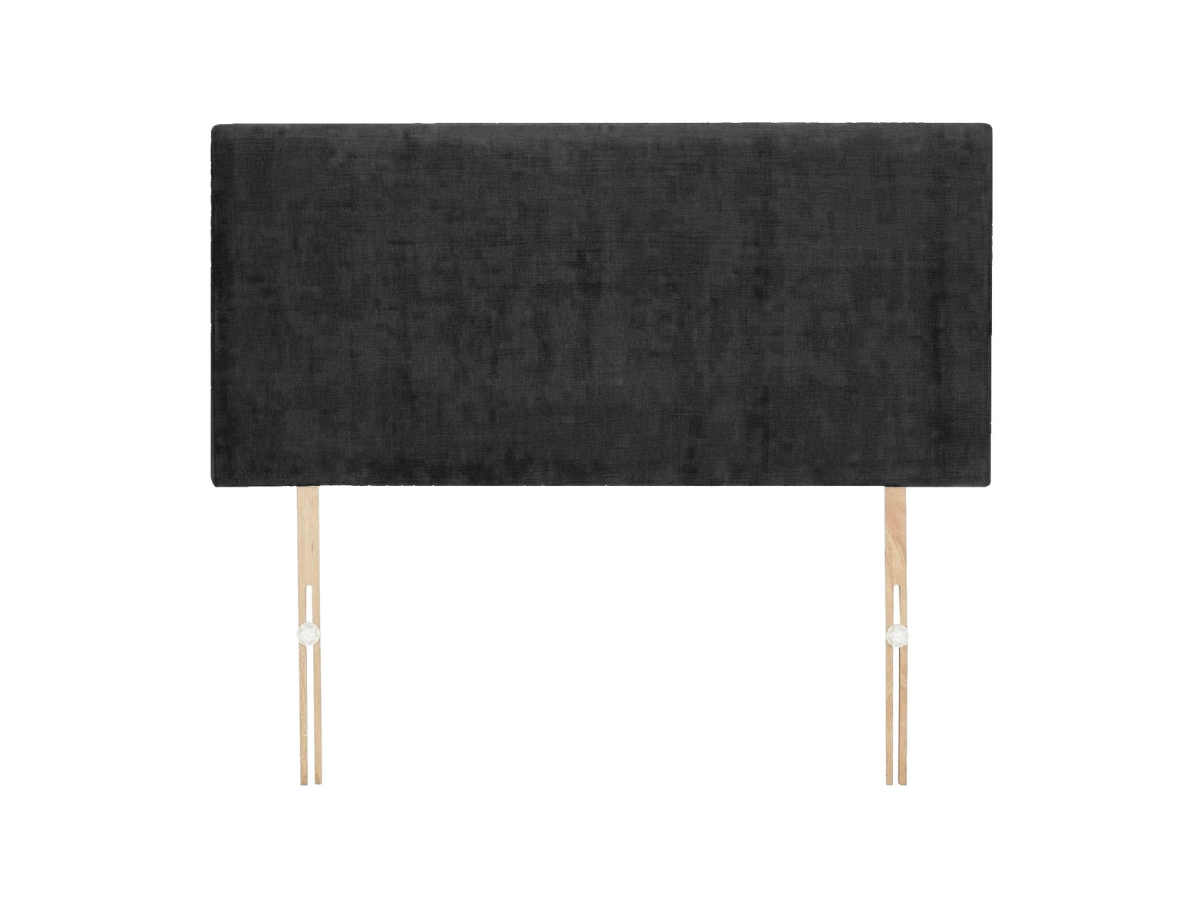 Plain online black headboard