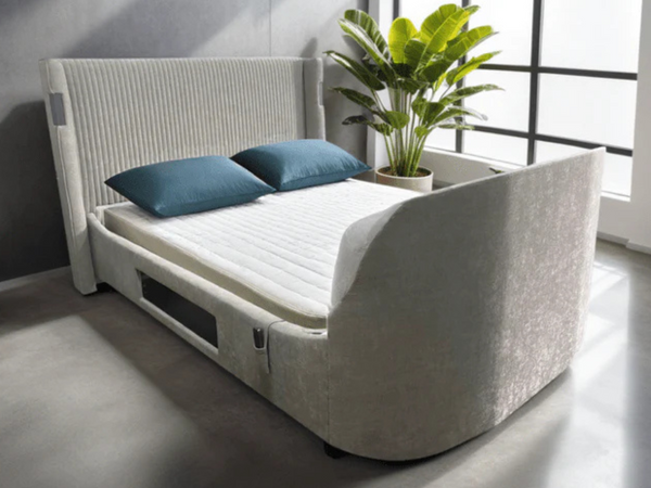 media bed tech bed Darras TV Bed Frame with Dolby Atmos System