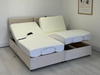 electric beds for seniors with Reflex Foam Mattress and Headboard in Cream Dual Electric bed