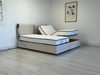 Adjustapocket Adjustable beds UK Chenille + Pocket Spring Mattress With Headboard 