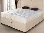 Zip and Link beds Orthopaedic in Chenille cream