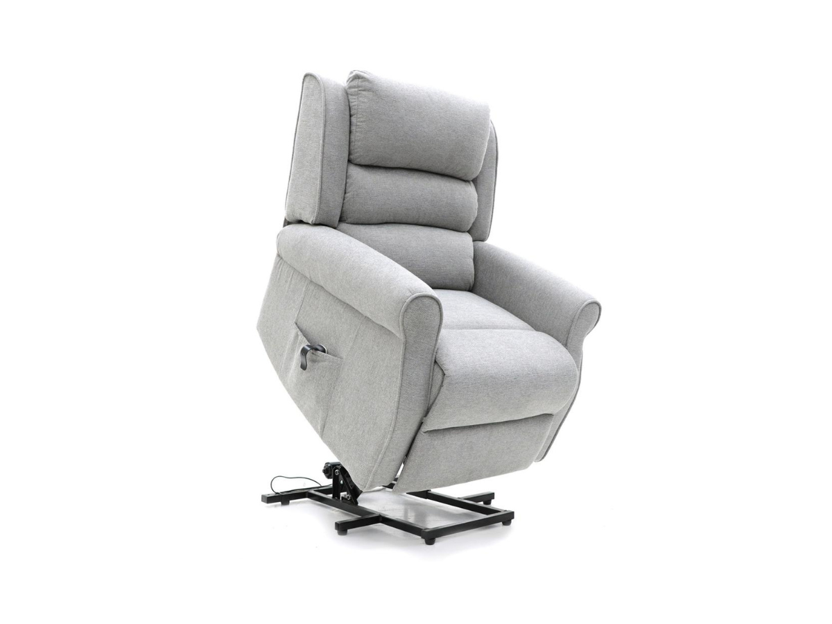 Bertha Electric Reclining Chair Grey