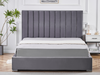 Caprice Luxury Storage Bed Frame Plush Velvet with Headboard