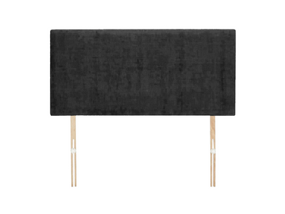 Classic Headboard Chenille Plain 20" Black