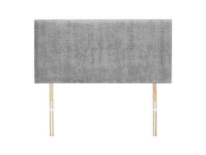 Classic Headboard Chenille Plain 20" Charcoal Grey