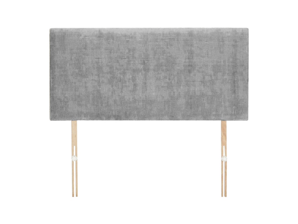 Classic Headboard Chenille Plain 20" Charcoal Grey