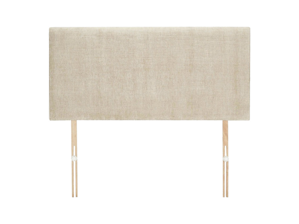 Classic Headboard Chenille Plain 20" Cream