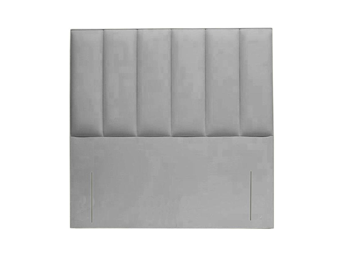 Colchester Vertical Headboard Stripe Faux Leather Floor Standing