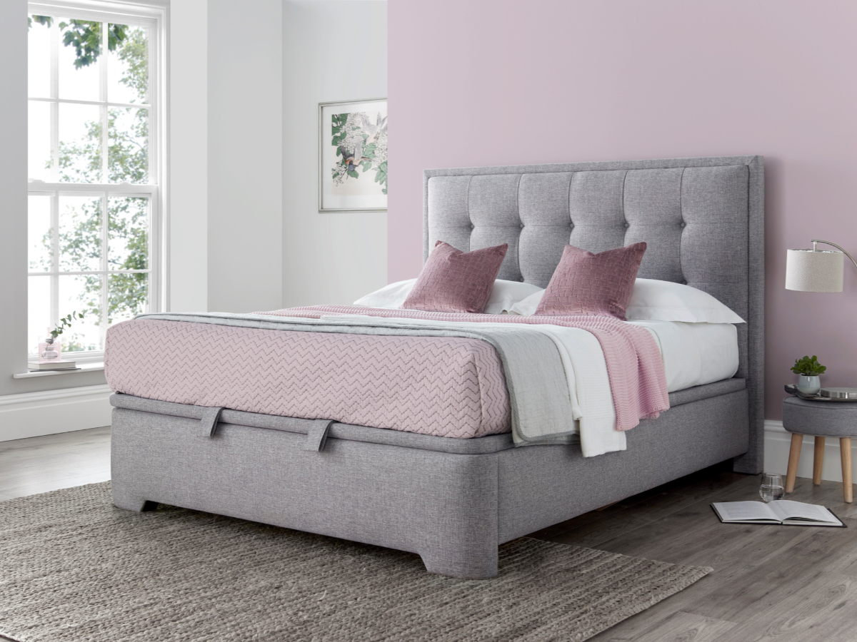 Falstone Ottoman Storage Bed with Headboard