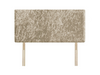 Glitz Headboard Crushed Velvet Plain 20 inches Silver