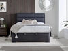 Kaydian Kirkby Ottoman Bed with Storage and Headboard Marbella Grey