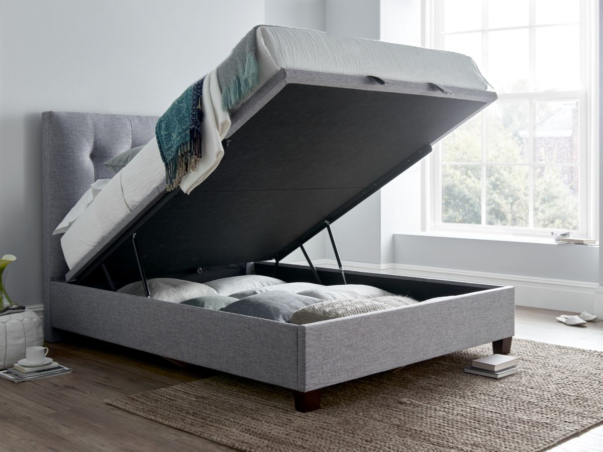 Lumley Ottoman Storage Bed with Headboard