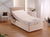 Antonio Beds adjustable electric with Reflex Foam Mattress and Headboard Mink