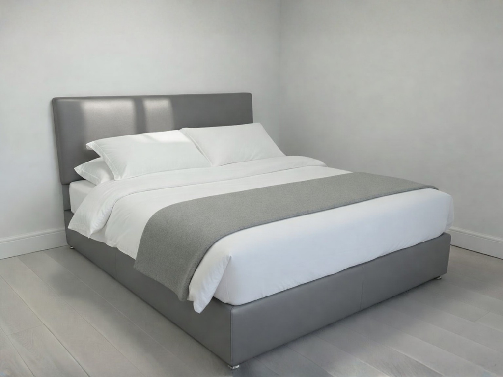 Clifton Ultimo Heavy Duty mobility beds and mattresses Steel Grey leather