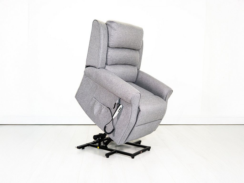 Bertha Electric Reclining Lift Chair Grey sleepkings Sleepkings