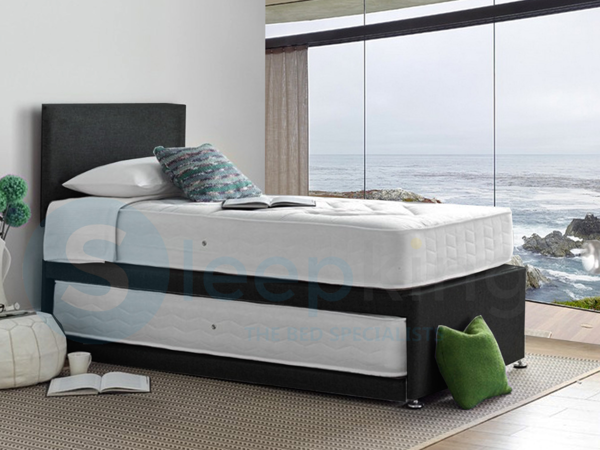 Deluxe Trundle Guest Bed and Mattresses Sleepkings Sleep Kings