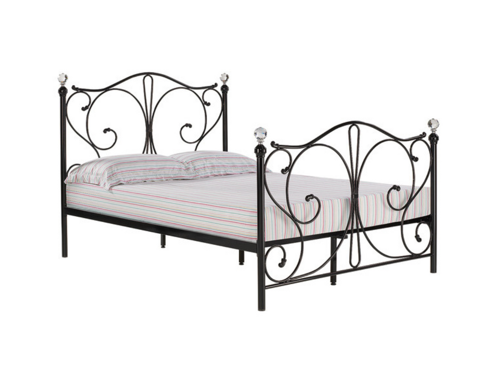 Florence Metal Bed Frame in Black