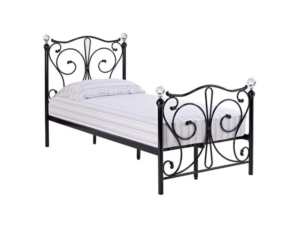 Florence Metal Bed Frame in Black