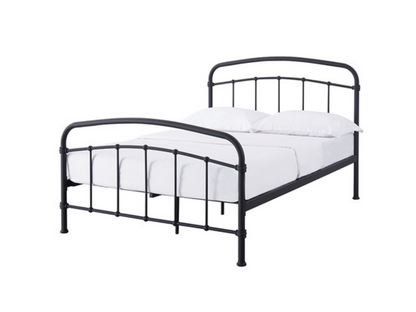 Halston Metal Bed Frame in Black and Copper