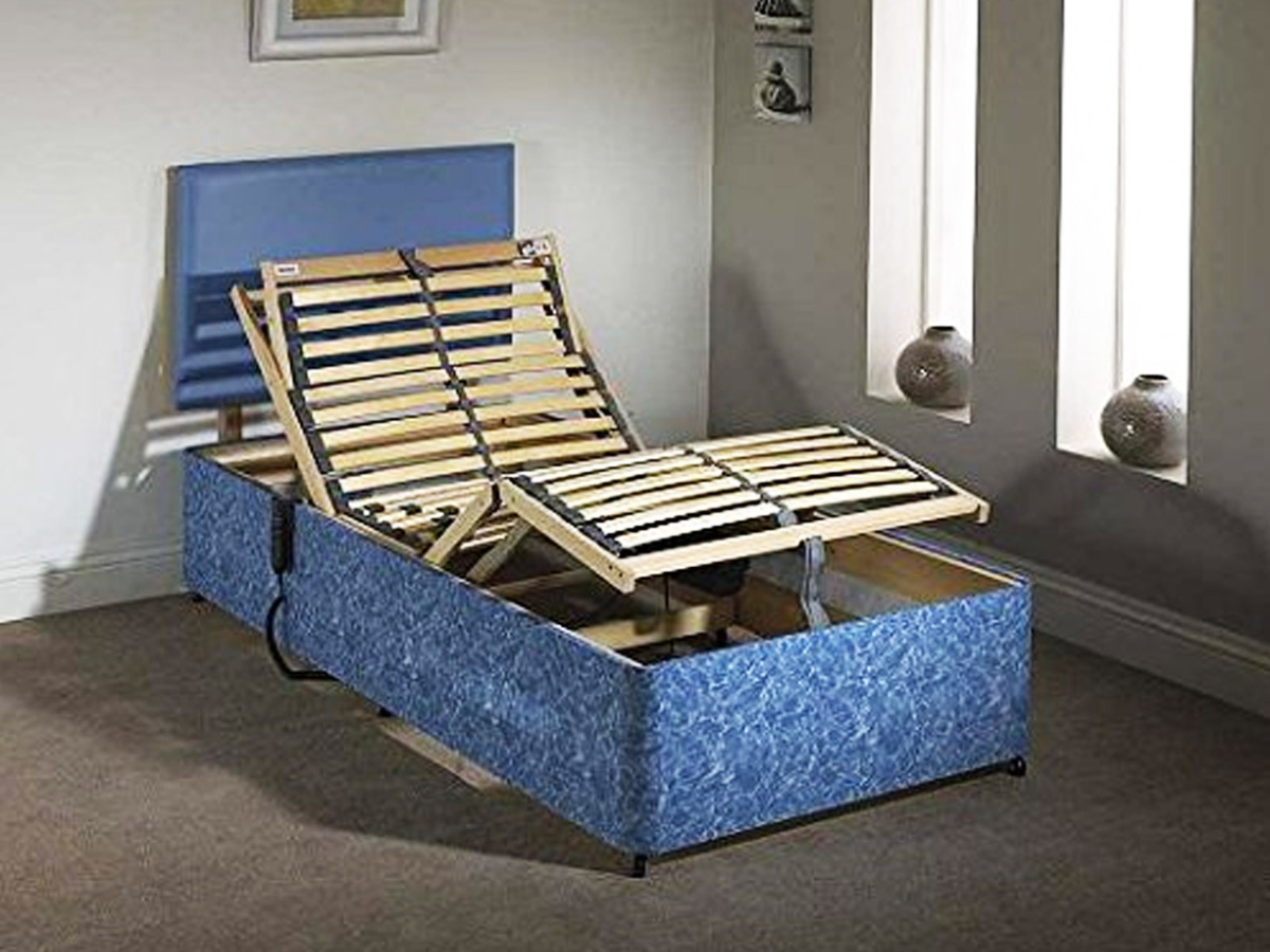Middleton 3ft Single Waterproof Memory Foam Electric Adjustable Bed Set Base