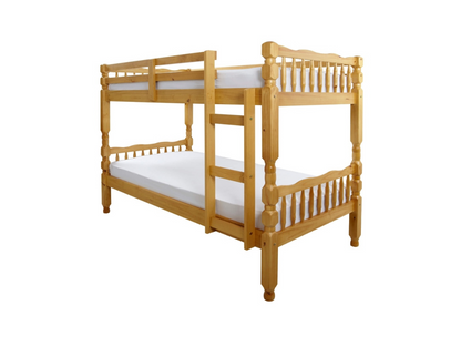 Double decker clearance wooden cot