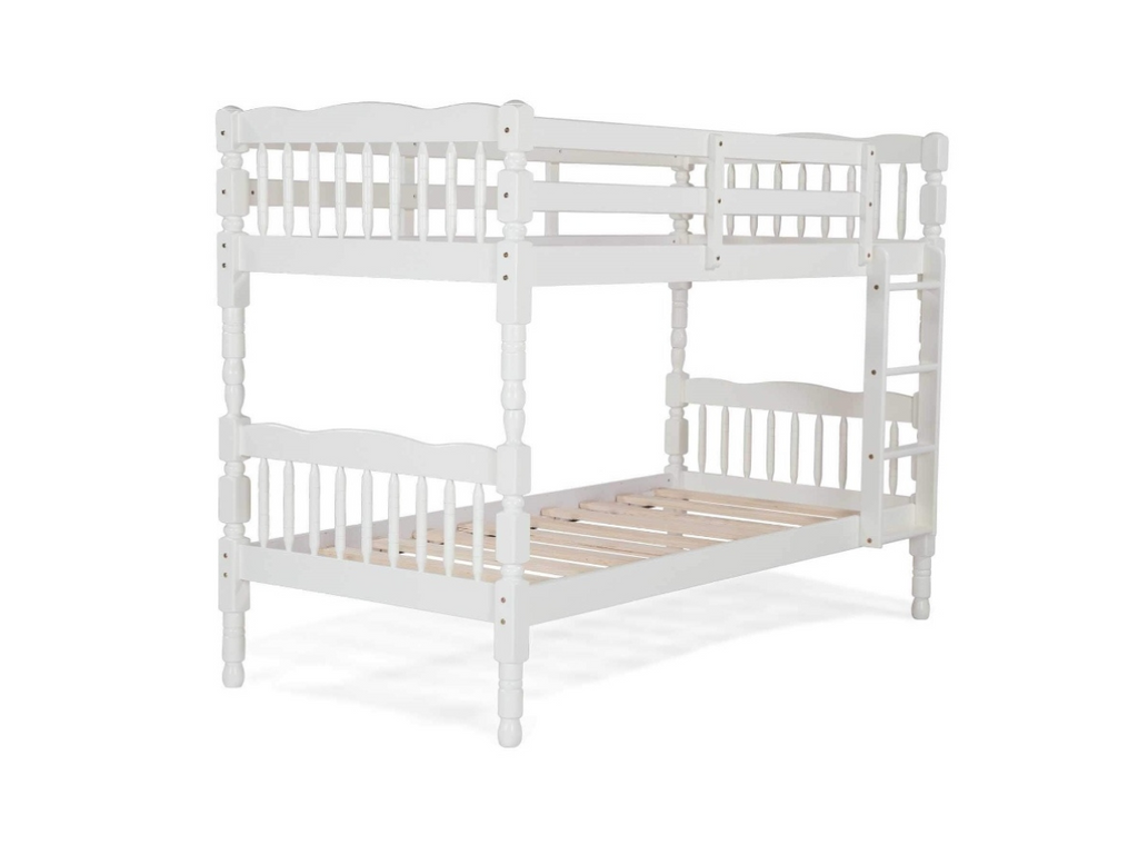 Pine Bunk Bed Wooden White