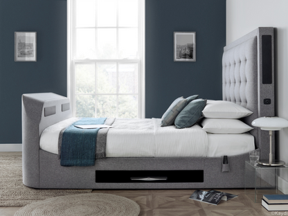 Tv bed without top headboard