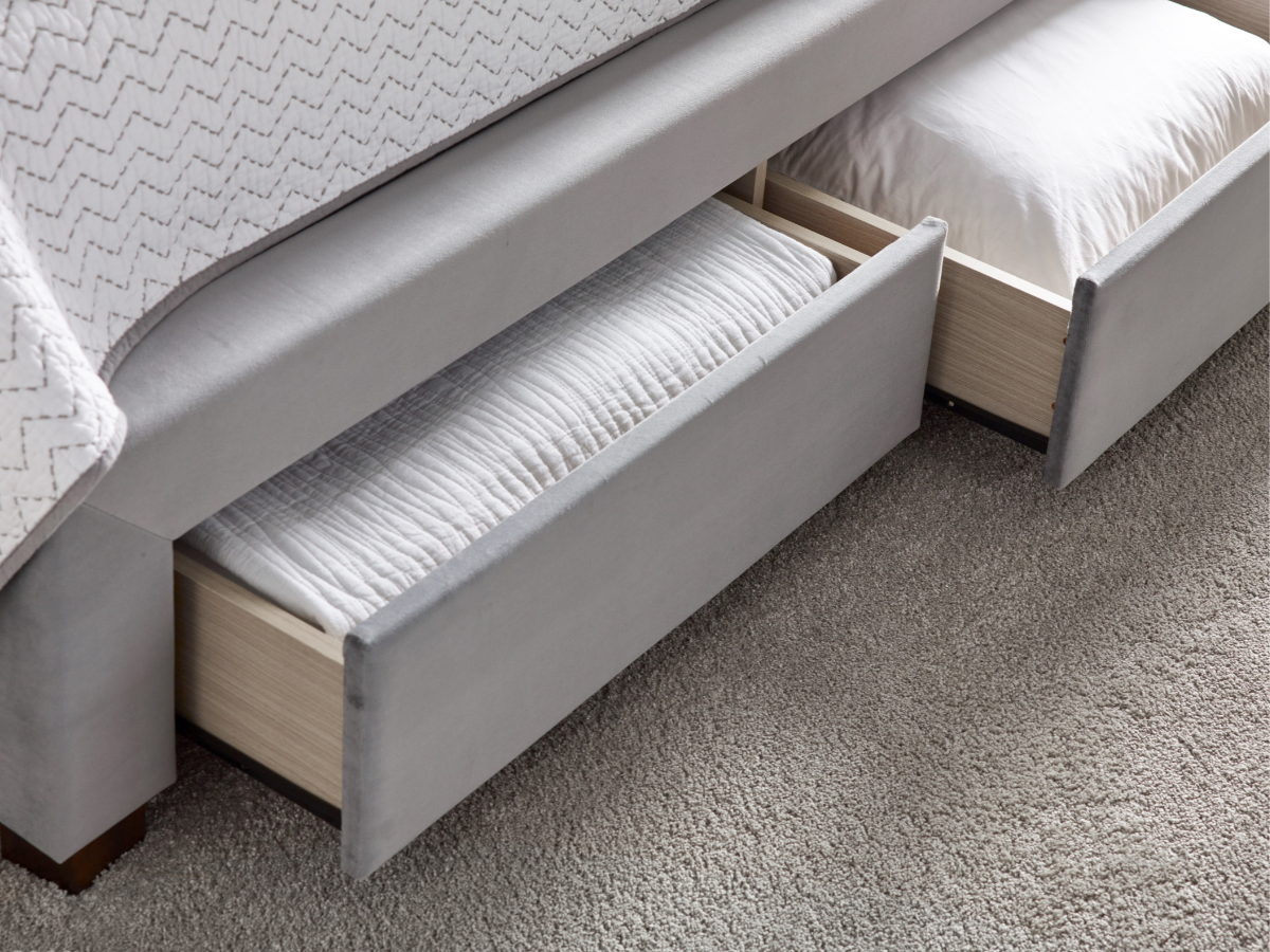Grey outlet headboard ikea